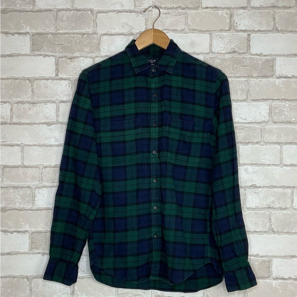 J. Crew Checkered Plaid Flannel Size S